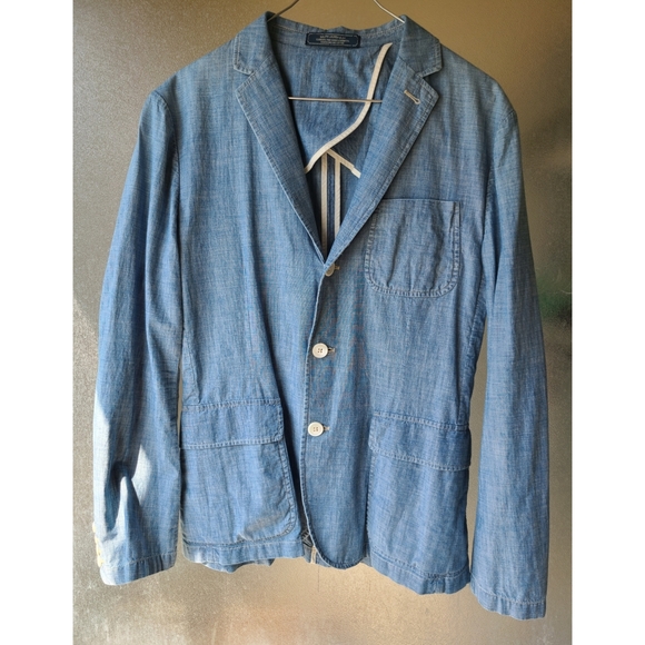 ralph lauren denim blazer